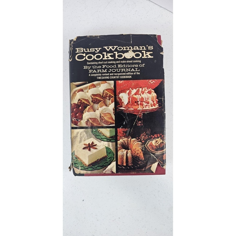 Busy Woman's Cookbook 1971 Farm Journal‎ Vintage Recipes Time Saving